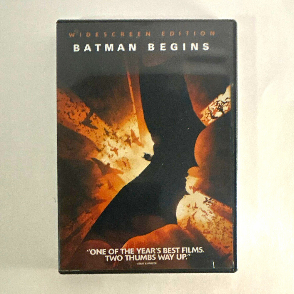 Warner Home Video Batman Begins DVD Widescreen PG-13 Action Bale Nolan